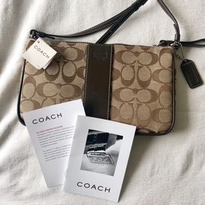 Coach Signature Slim Shoulder Bag